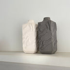 Artisan Calligraphy Vase Off-White