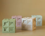 Islamic Geometric Base/Candle Holder - Cube/Green